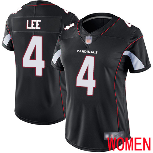 Arizona Cardinals Limited Black Women Andy Lee Alternate Jersey NFL Football #4 Vapor Untouchable->women nfl jersey->Women Jersey